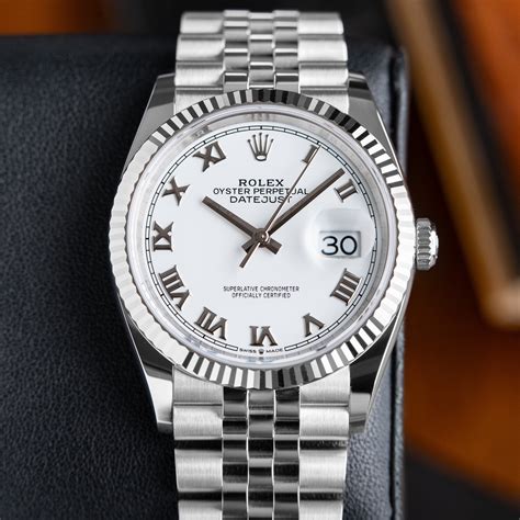 rolex datejust 36 for woman|Rolex Datejust 36mm white dial.